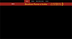 Desktop Screenshot of denilsonfornoalenha.com
